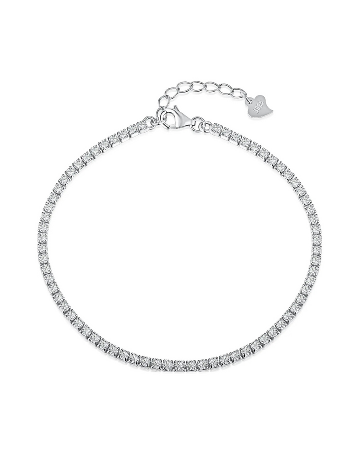 Tennis Silver Bileklik